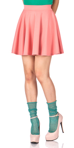 apricot skater skirt