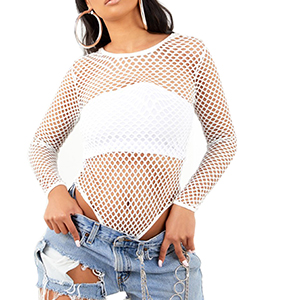 white net bodysuit