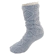 thermal socks crew socks cabin grey