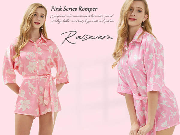 women romper pink