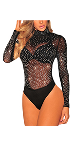 rhinestone bodysuit