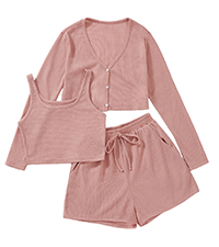 3 Piece Sleepwear Pajama