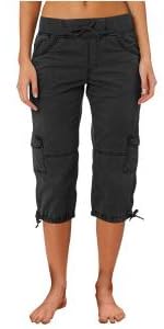 Linen Capris Cargo Pants