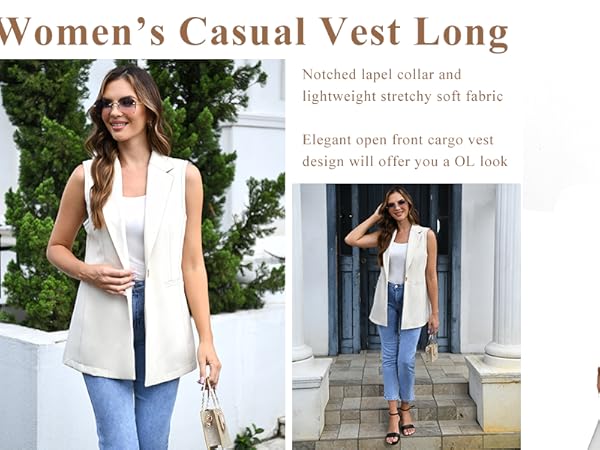 womens vest womens vests fashion casual sleeveless vest for women vest tops for women