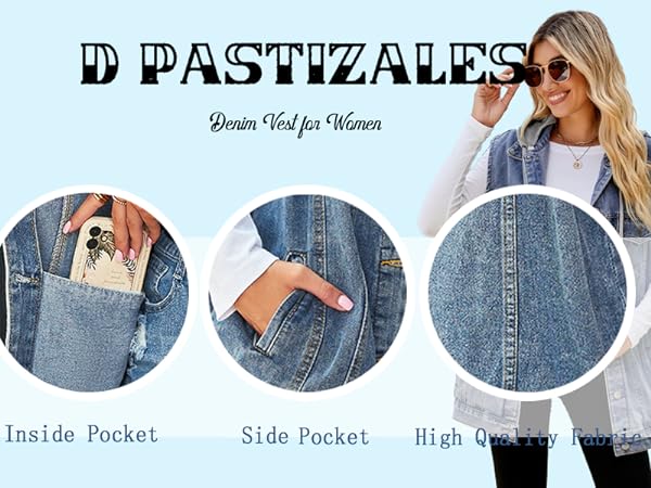 Denim Vest for Women