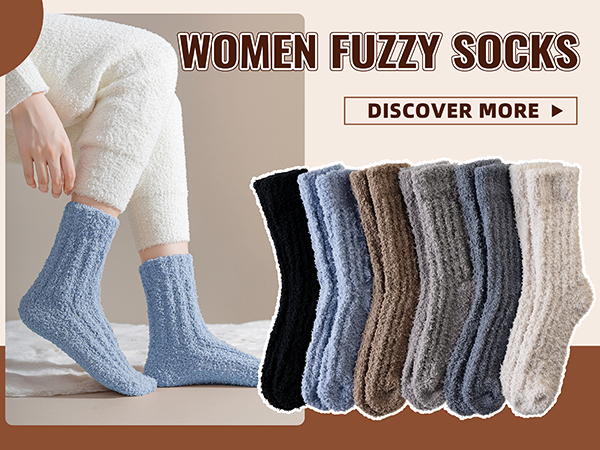 fuzzy socks for women