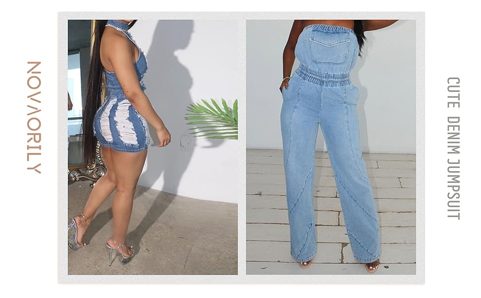 womens overalls, womens jumpsuits,rompers for women summer,ripped jean shorts ,women jean romper