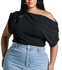 Off Shoulder Silk Tops