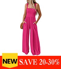 Womens Jumpsuits Casual Dressy Spaghetti Strap Summer Sleeveless Wide Leg Jumpsuits Travel Vacation