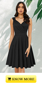 MISSJOY Women&#39;s A-line Cocktail Party Dress