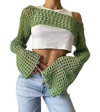 Knit Crochet Crop Top