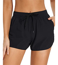 Women Swim Shorts with Pockets