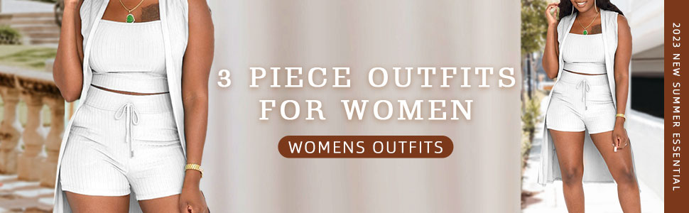 3 PIECE OUTFITS FOR WOMEN