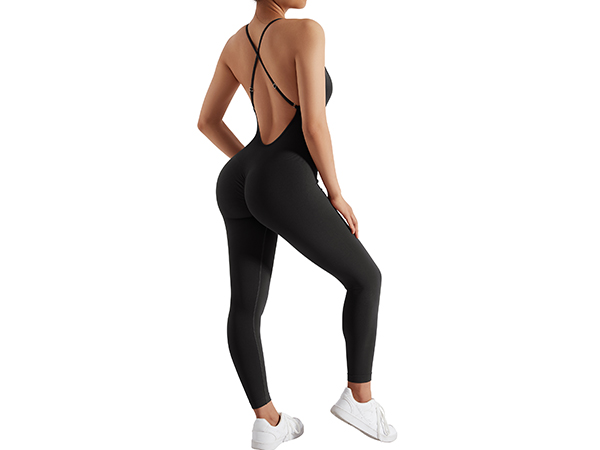 Seamless Backless Jumpsuits