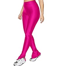 Women&amp;amp;amp;amp;amp;amp;#39;s Shiny Tights Leggings With Side Split Hem