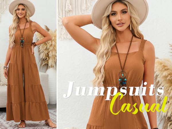 Sleeveless Jumpsuits