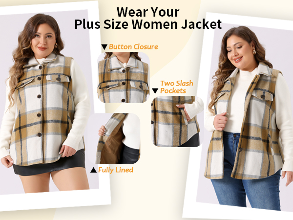  Plus Size Coat