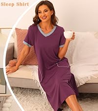 V Neck Nightshirt