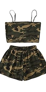 camo two piece sets