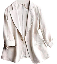 linen blazer women