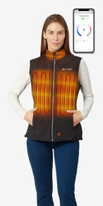 venture heat down heated jacket vest puffer 12v series