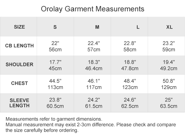 size chart length side hem