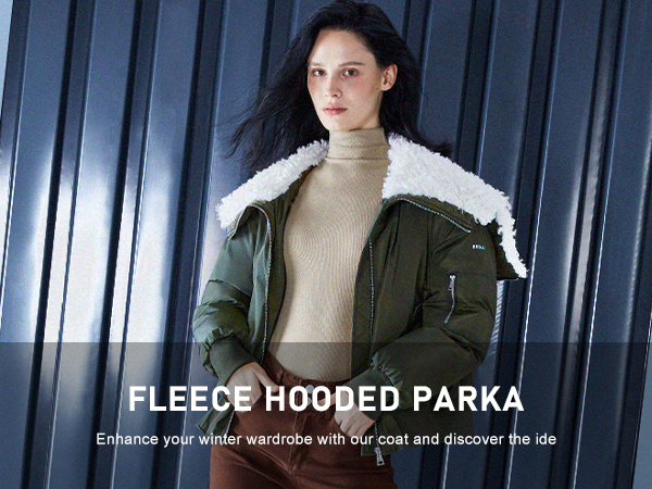 women thicken parka