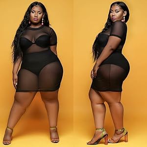 PLUS SIZE Women''s Sexy Swimsuit Cover Ups