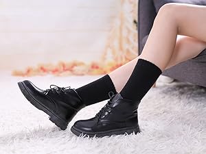 Womens Wool Hiking Socks Thermal Warm Winter Boot Crew Cushion Work Gift Socks