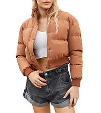 cropped puffer jacket