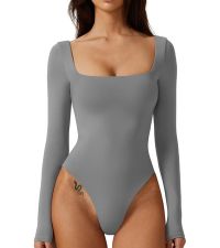 square neck bodysuit