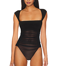 mesh sheer bodysuit