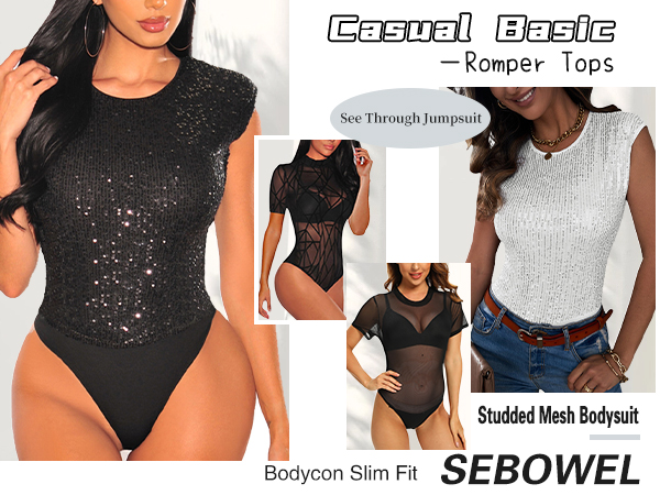 casual basic bodysuit top