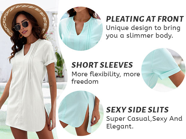 Womens Vacation Outfits Bathing Suits Beach Coverups for Women