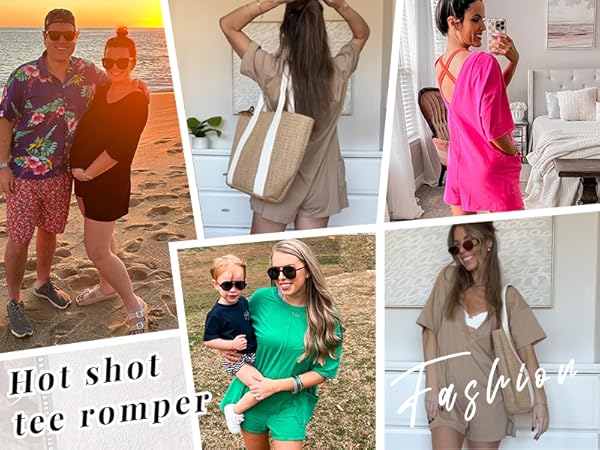 Hot Shot Tee Rompers