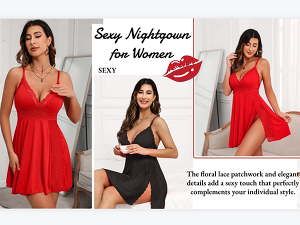 sexy short nightgowns for women