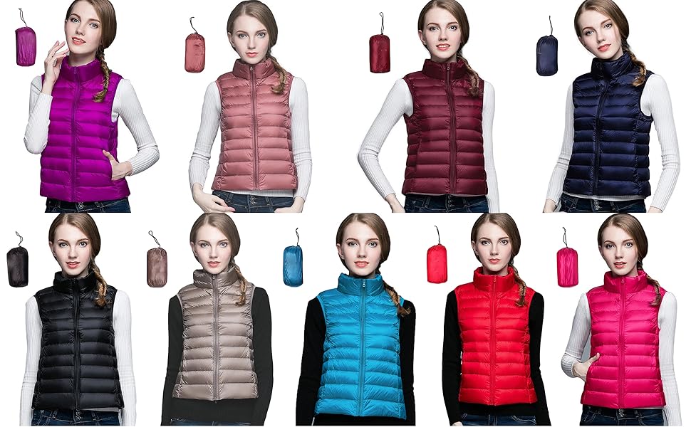 purple, pink,ruby,navy blue, black ,khaki,blue, red,rose lightweight puffer coat