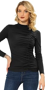 Ruched Top Blouse