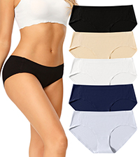 voenxe Women Seamless Hipster Underwear