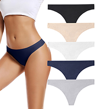 voenxe Seamless Women Underwear Thongs