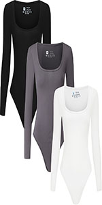 long sleeve bodysuits for women