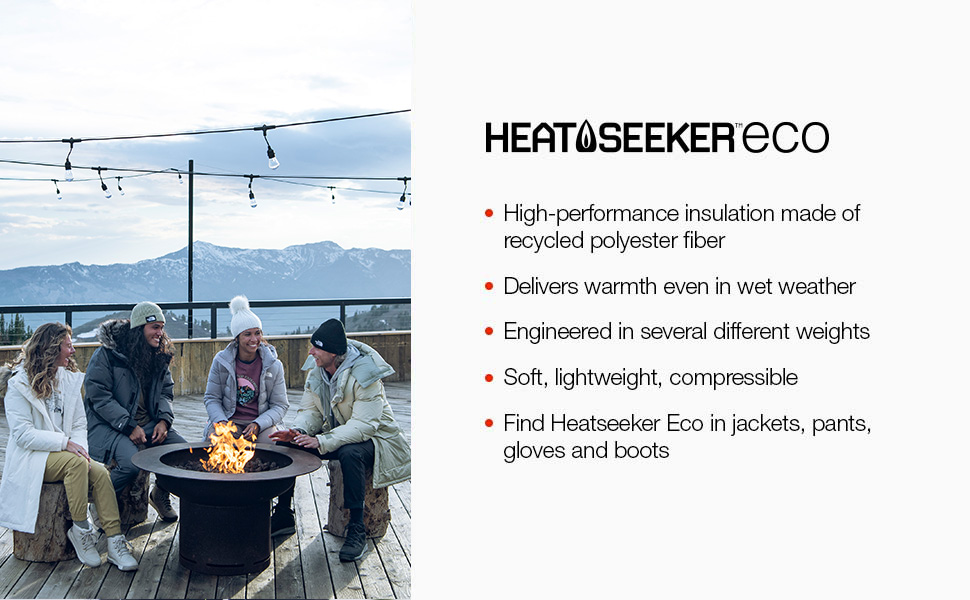 Heatseeker Eco is high performance insulation even in wet weather.