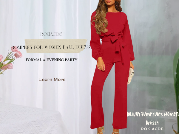 dressy jumpsuits for women evening party