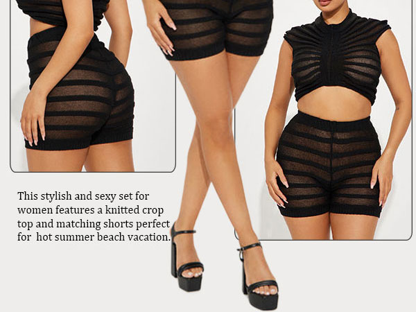 two piece sets for women summer shorts vacation sets for women 2 piece beach outfits for women