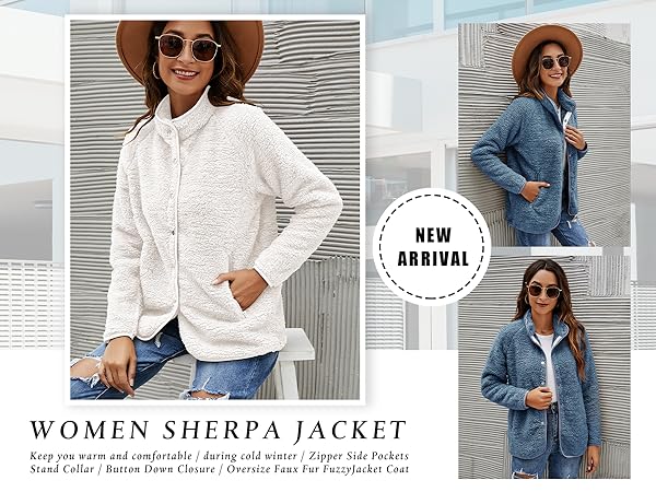 Women Sherpa Jacket