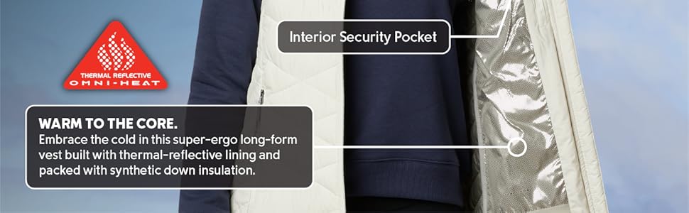 Warm thermal reflective lining, Omni-Heat