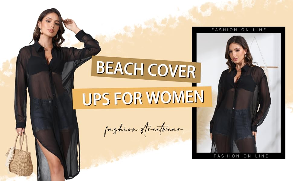 beach cover ups for women