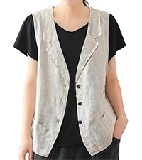 Linen Vest