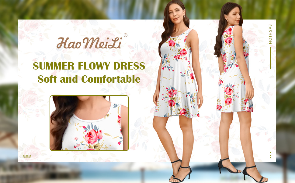 summer flowy dress