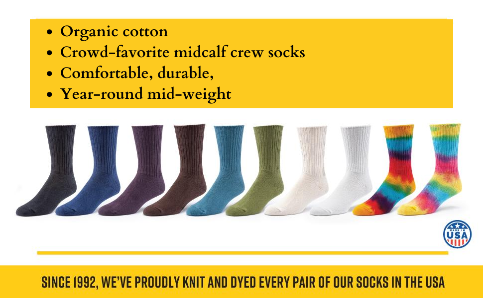 oranic cotton socks crew socks ankle socks for men and women hiking socks soft cotton socks